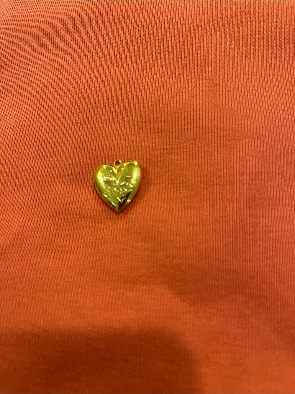 Gold Colored Heart Locket